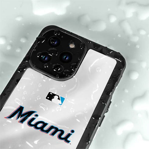 MLB Miami Marlins Home Jersey iPhone 15 Pro Waterproof Case